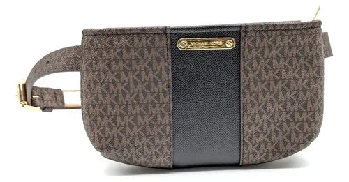 Cangurera MICHAEL KORS Monograma Riñonera Café Mujer