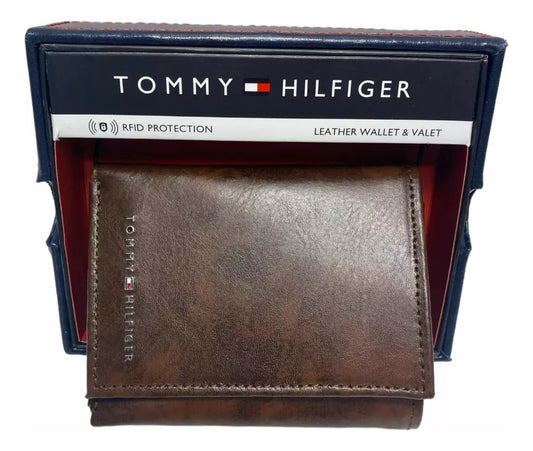 Billetera TOMMY HILFIGER hombre color marron