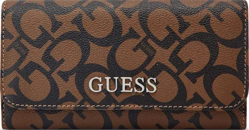 Cartera Clutch Para Mujer Logo Estampado Factory Guess