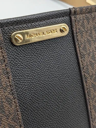 Cangurera MICHAEL KORS Monograma Riñonera Café Mujer